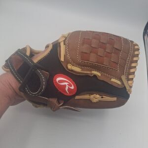Rawlings Playmaker Series 11" Baseball Glove PM110MBC Basket Web Leather RHT